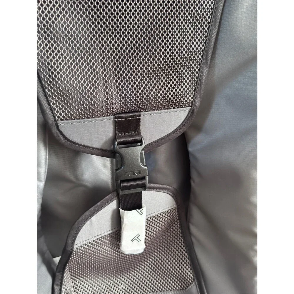 Tumi Black Upright Carry-On Spinner with Front Pockets Dual Access 4 Wheeled 🏖️